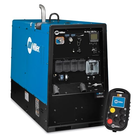 Miller Big Blue 500 Pro (Kubota) w/Wireless Interface Control & ArcReach