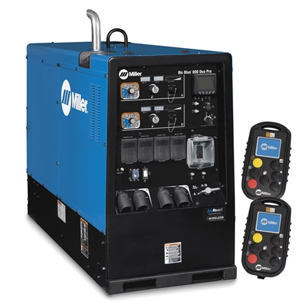 Miller Big Blue 800 Duo Pro w/Wireless Interface Control