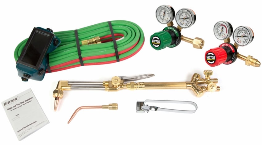 victor medalist classic 250 welding cutting outfit 0384 2580 9